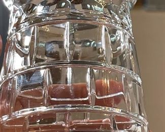 William Yeoward Castle Crystal Sugar Container	4.75x3in diameter	
