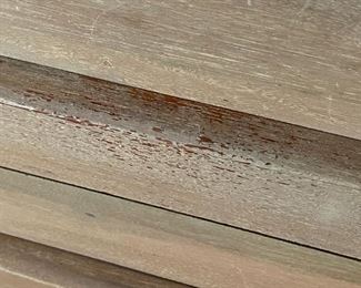 Vintage MCM Carl Bissman Solid Walnut  8 Drawer Double Dresser	31.5x59x20in	HxWxD
