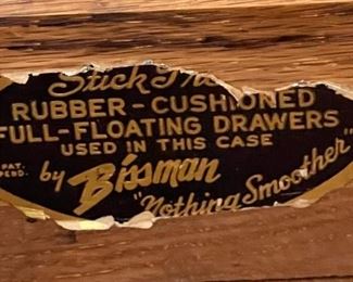 Vintage MCM Carl Bissman Solid Walnut Kidney Desk	28 x 48 x 26in	HxWxD
