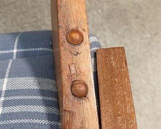 Vintage MCM Walnut Chair	34 x 20 x 21in	HxWxD
