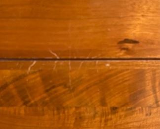 Vintage MCM Carl Bissman Solid Walnut 4 Drawer Dresser	32 x 32.5 x 20in	HxWxD
