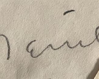 Orignal Framed Sketches Merrill Sketch	Frame: 13 x 17in	
