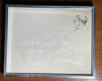 Original Sketch Professor Green Bill Lakey	Frame: 8 x 10in	
