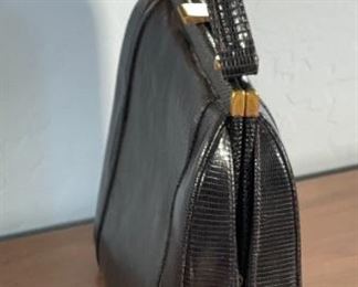 Vintage Coblentz France Textured Leather Purse Handbag	8x9.5x3.75in	HxWxD
