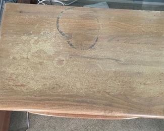 Vintage MCM Carl Bissman Solid Walnut 4 Drawer Dresser	32 x 32.5 x 20in	HxWxD
