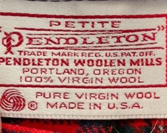 "Pendleton Petite Wool Long Skirt Red Plaid PRINCE CHARLES EDWARD STEWART TARTAN"	SZ: 4<BR>29in long	
