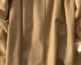 Pendleton Petite Wool Skirt & Coat Set Beige	Size: 4	
