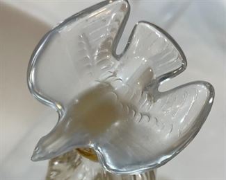 Nina Ricci Lalique Perfume Bottle Empty Soaring Dove L'air Du Temps	3.5in H	
