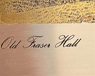 1949 Reed & Barton University of Kansas Old Fraser Hall Damascene Etching Silver UK	11.75 x 14. 75in	
