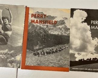 3pc 1940’s Perry-Mansfield Camp for Girls Brochure Lot	10.5x7.75in	

