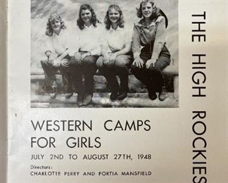 3pc 1940’s Perry-Mansfield Camp for Girls Brochure Lot	10.5x7.75in	
