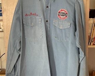 1950s DeSoto Plymouth Service Work Shirt LorBeer Motors	Unmarked mens Med?	
