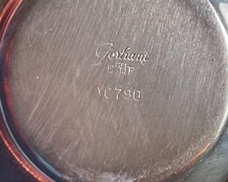 Gorham Silver Plated Punch Bowl Set Gorham YC782 YC790	Punch bowl : 7.5in h x 14in Diameter	
