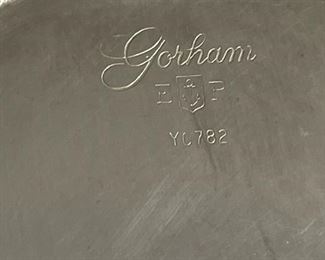 Gorham Silver Plated Punch Bowl Set Gorham YC782 YC790	Punch bowl : 7.5in h x 14in Diameter	
