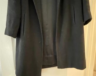 Black Denise Cashmere coat	Unmarked, Looks like small	
