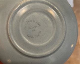 56pc 1960s Vintage Metlox Poppytrail  California Tempo Blue Poppy Trail Dinnerware	56+pieces	
