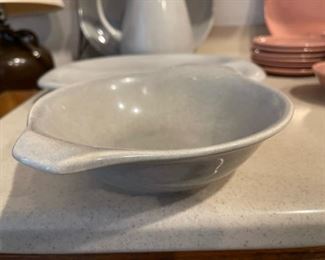 4pc MCM Russel Wright Pitcher & plate set Granite Gray Steubenville	4 piece	
