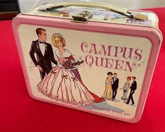 1967 Campus Queen Lunchbox and Thermos by King Seeley	9 x 7 x 4	HxWxD
