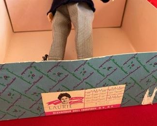 madame alexander doll laurie 1226	11 inches	
