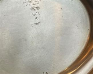 Gorham Sterling Silver Buttercup 3 Pint Coffee Pot 991L Teapot 	9x5x9.5in	
