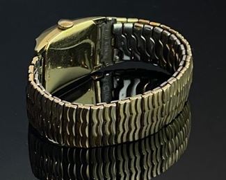 1952 Kirby Hamilton 14k Gold Fill Watch 982 19 jewels Model 1 	Case: 34x25mm	
