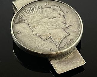 1922 Peace Silver Dollar Money Clip	57x39x11mm	