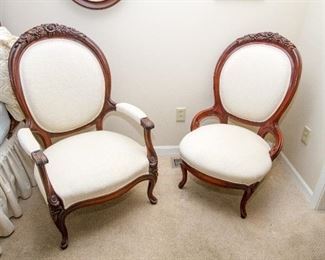 Victorian Parlor Chairs
