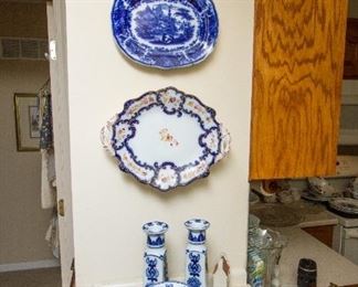 Flow Blue & Antique Porcelains