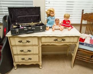 Trumpet & French Provincial Desk
