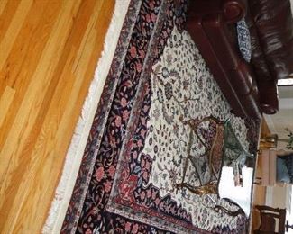 Ivory Living Room Carpet 10/10"x15'10"