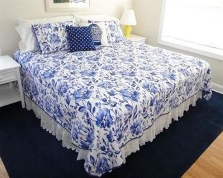 King Bed and Bedding