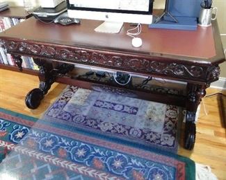 Desk with Lion Heads