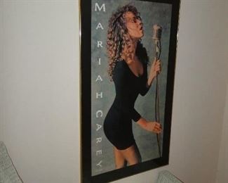 Mariah Cary Poster Framed