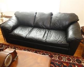 Leather Sofa 85x38x16