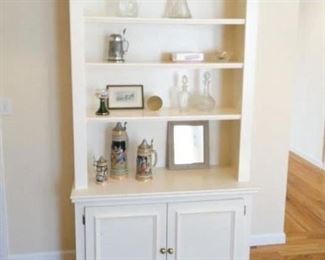 White Shelving Cabinet