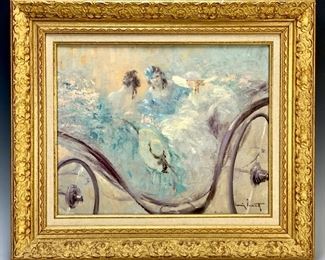 Louis Icart (1888-1950) "Three in a Coach" - Lot 134