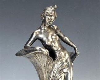 Edouard Roskam (1854-1912) Bronze "Emerging Nude" - Lot 130