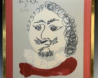 Pablo Picasso Original Color Lithograph - Lot 137