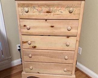 Bedroom chest part of set