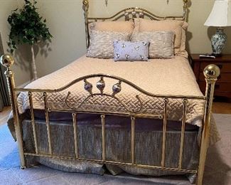 Brass Queen Bed