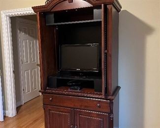 Two piece armoire TV also for sale