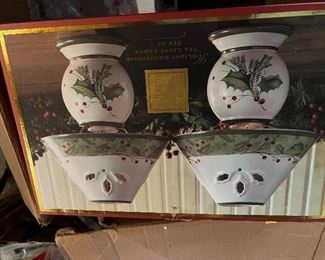 Lenox Christmas Candle sets