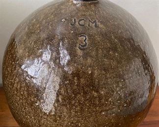 Nice Catawba Valley Seagle School 3 Gallon Jug Signed JCM