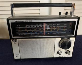 Vintage Realistic SW-50 Patrolman Radio