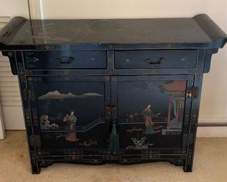 Inlaid Oriental Themed Server