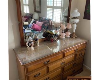 Unique Furniture Dresser with Mirror