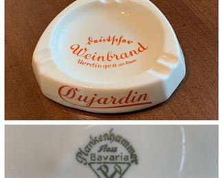Bavarian Dujardin Advertising Ashtray