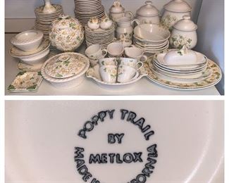 Assortment of Metlox Poppy Trail