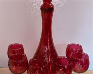 Vintage Decanter Set
