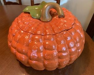 Large Ceramic Pumpkin